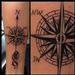 Tattoos - Compass Forearm Tattoo - 84103